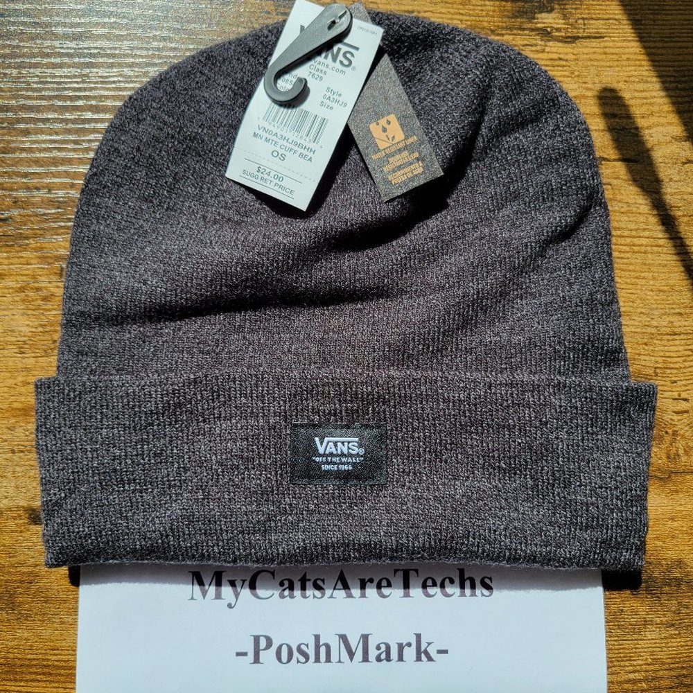Vans MTE Cuff Beanie Brand New W/Tags! Grey! Men's/Women's Outdoor/Winter Style